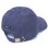 画像2: Grande.F.P.ヘキサゴンマーク刺繍WASHED TEILL BB.CAP　ネイビー (2)