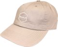 Grande.F.P.ヘキサゴンマーク刺繍WASHED TEILL BB.CAP　ベージュ