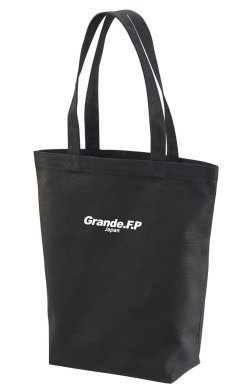 画像1: Grande.F.P.コットンキャンバス.レギュラートートバッグ　ブラック