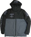 【BIGサイズ対応】Grande.f.p.LIMITEDハーフウォーマージャケット　　ブラックｘグレー