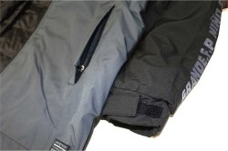 画像5: 【BIGサイズ対応】Grande.f.p.LIMITEDハーフウォーマージャケット  ブラックxグレー