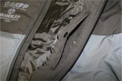 画像6: 【BIGサイズ対応】Grande.f.p.LIMITEDハーフウォーマージャケット  ブラックxグレー