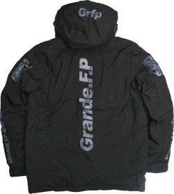 画像2: 【BIGサイズ対応】Grande.f.p.LIMITEDハーフウォーマージャケット　　ブラックｘグレー