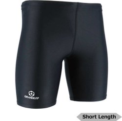画像1: 【ジュニア〜大人サイズ対応】GRANDE.F.P.ベーシックストレッチインナーショート丈パワーパンツ　ブラック