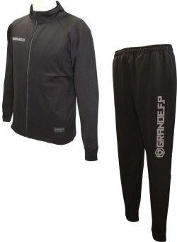 画像1: 【GRANDE.F.P.WEBショップ限定】GRANDE.F.P プロト.２－ウェイス.ストレッチジャージ.セットアップ　ブラックxブラック