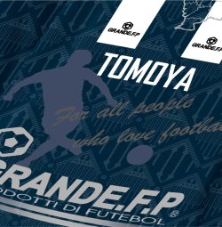 画像9: 【完全予約販売】【ジュニア〜BIGサイズ対応商品】 見木友哉xGRANDE.F.Pコラボ.TOMOYA・NO.11.昇華転写サポートプラシャツ.半袖 ネイビー