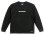 画像2: Grande.F.Pブラッシングロゴ.ルーズフィット長袖Tシャツ　ブラックｘホワイト (2)