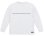 画像3: Grande.F.Pブラッシングロゴ.ルーズフィット長袖Tシャツ　ホワイトｘブラック