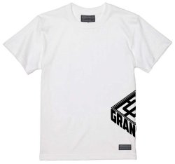 画像1: 【先行予約販売：お届け日指定不可.2025年6月中旬〜6月下旬発売〜お届け商品】 【ジュニア〜BIGサイズ対応商品】ゆってぃチャンネルｘGRANDE.F.P.コラボ.アンダーアームロゴ.半袖T　ホワイト