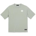 【先行予約販売：お届け日指定不可.2025年6月中旬〜6月下旬発売〜お届け商品】 【BIGサイズ対応商品】ゆってぃチャンネルｘGRANDE.F.P.コラボ.ルーズフィット.半袖T　セージグリーン