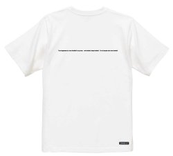 画像3: 【BIGサイズ対応商品】Grande.F.Pブラッシングロゴ.プレミアムコットン半袖Tシャツ　ホワイトｘブラック