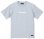 画像2: 【BIGサイズ対応商品】Grande.F.Pブラッシングロゴ.プレミアムコットン半袖Tシャツ　フロストブルー（スカイグレー）ｘホワイト (2)
