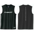 【BIGサイズ対応】Grande.F.P.ストレッチノースリーブシャツ　ブラックｘホワイト