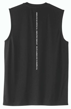 画像3: 【BIGサイズ対応】Grande.F.P.ストレッチノースリーブシャツ　ブラックｘホワイト