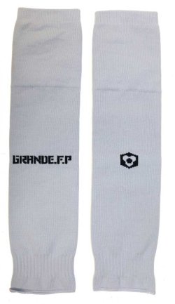 画像1: GRANDE.F.P　ベーシックカーフソックス（セパレートソックス） 　グレーｘブラック