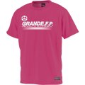 【ジュニアサイズ対応】GRANDE.F.P.プロトタイプ.モノグラム.プラクティスシャツ　ピンクｘホワイト
