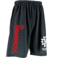 【ジュニアサイズ対応商品】グランデ・エフ・ピー.プロトタイプ.ドライメッシュハーフパンツ　ブラックｘレッドｘホワイト
