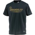 【ジュニアサイズ対応】GRANDE.F.P.プロトタイプ.モノグラム.プラクティスシャツ　ブラックｘゴールド