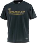 【ジュニアサイズ対応】GRANDE.F.P.プロトタイプ.モノグラム.プラクティスシャツ　ブラックｘゴールド