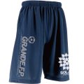 【ジュニアサイズ対応商品】グランデ・エフ・ピー.プロトタイプ.ドライメッシュハーフパンツ　ネイビーｘシルバーｘホワイト