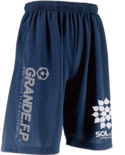 画像1: 【ジュニアサイズ対応商品】グランデ・エフ・ピー.プロトタイプ.ドライメッシュハーフパンツ　ネイビーｘシルバーｘホワイト