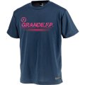【ジュニアサイズ対応】GRANDE.F.P.プロトタイプ.モノグラム.プラクティスシャツ　ネイビーｘピンク