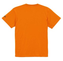 画像2: 【BIGサイズ対応商品】  GRANDE.F.P.定番ハイクオリティー.ベーシックソリッド（無地）刺繍入りカラーTシャツ 　オレンジ