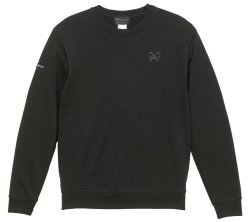 画像3: 【先行予約販売:2025年11月中旬〜下旬発売〜お届け商品 BIGサイズ対応商品】【特典:2025年11月1日.AM:11:00までにご注文に限りスペシャルプライス:¥10.800→¥10.000(税別)】TOMOYA・NO.11&Mマーク.刺繍.スウェットクルー ブラック