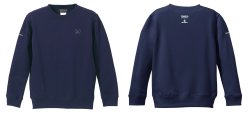 画像1: 【先行予約販売:2025年11月中旬〜下旬発売〜お届け商品 BIGサイズ対応商品】【特典:2025年11月1日.AM:11:00までにご注文に限りスペシャルプライス:¥8.900→¥8.000(税別)】TOMOYA・Mマーク.刺繍.スウェットクルー ネイビー