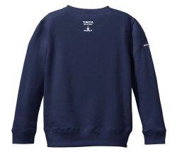 画像3: 【先行予約販売:2025年11月中旬〜下旬発売〜お届け商品 BIGサイズ対応商品】【特典:2025年11月1日.AM:11:00までにご注文に限りスペシャルプライス:¥8.900→¥8.000(税別)】TOMOYA・Mマーク.刺繍.スウェットクルー ネイビー