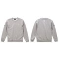 【先行予約販売：2025年11月中旬〜下旬発売〜お届け商品　BIGサイズ対応商品】【特典：2025年11月1日.AM:11:00までにご注文に限りスペシャルプライス：¥8.900→￥8.000（税別）】TOMOYA・Mマーク.刺繍.スウェットクルー　ヘザーグレー