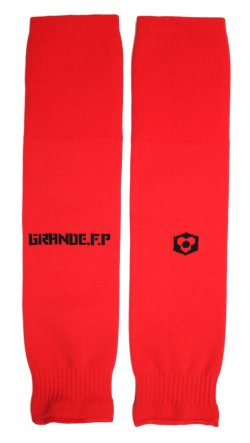 画像1: GRANDE.F.P　ベーシックカーフソックス（セパレートソックス） 　レッドｘブラック