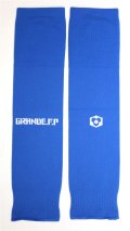 GRANDE.F.P　ベーシックカーフソックス（セパレートソックス） 　ブルーｘホワイト