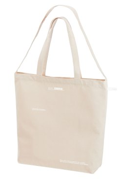 画像1: ■GRANDE.F.P スキャッタードロゴ.キャンバス2-WAYトートBAG　ナチュラル