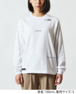 画像7: ■GRANDE.F.P スキャッタードロゴプリント長袖Tシャツ　ホワイト