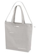 ■GRANDE.F.P スキャッタードロゴ.キャンバス2-WAYトートBAG　ライトグレー