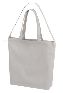 画像2: ■GRANDE.F.P スキャッタードロゴ.キャンバス2-WAYトートBAG　ライトグレー