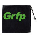 Grfp.フリースネックウォーマー　ブラックｘグリーン