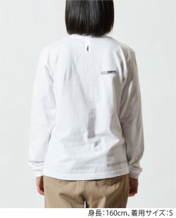 画像8: ■GRANDE.F.P スキャッタードロゴプリント長袖Tシャツ　ホワイト