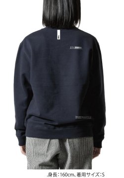 画像9: GRANDE.F.P スキャッタードロゴプリントスウェットクルー.トレーナー　ブラック