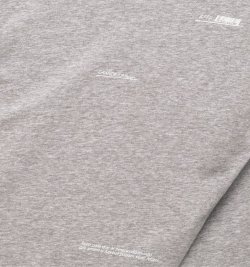 画像3: GRANDE.F.P スキャッタードロゴプリントスウェットクルー.トレーナー　ヘザーグレー