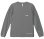 画像2: ■GRANDE.F.P スキャッタードロゴプリント長袖Tシャツ　ストーングレー (2)