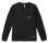 画像2: ■GRANDE.F.P スキャッタードロゴプリント長袖Tシャツ　ブラック (2)