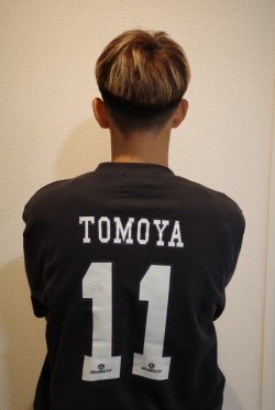 画像2: 【完全予約販売】 【BIGサイズ対応商品】TOMOYA・NO.11＆Mマーク.刺繍.スウェットクルー　ブラック