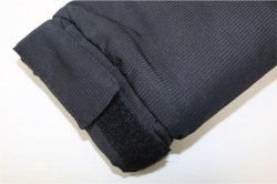 画像6: 【BIGサイズ対応】GRANDE.F.P.ハイパーロゴフーデッドウォーマーハーフジャケット　ブラックｘホワイト