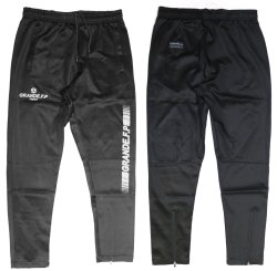 画像3: 【BIGサイズ対応】GRANDE.F.P.ハイパーロゴジャージロングパンツ　ブラックｘホワイト