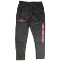 【BIGサイズ対応】GRANDE.F.P.ハイパーロゴジャージロングパンツ　ブラックｘレッド
