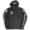 【BIGサイズ対応】Grande.f.p.LIMITEDハーフウォーマージャケット　　ブラックｘホワイト