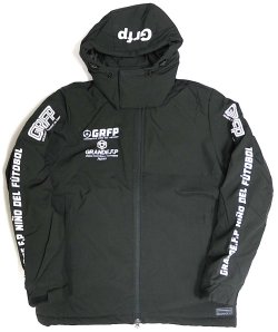 画像1: 【BIGサイズ対応】Grande.f.p.LIMITEDハーフウォーマージャケット　　ブラックｘホワイト