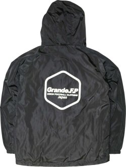 画像3: 【BIGサイズ対応】Grande.F.P.Japan.ヘキサゴン.アクティブライトウェザーフードジャケット（裏メッシュ付）　ブラックｘホワイト